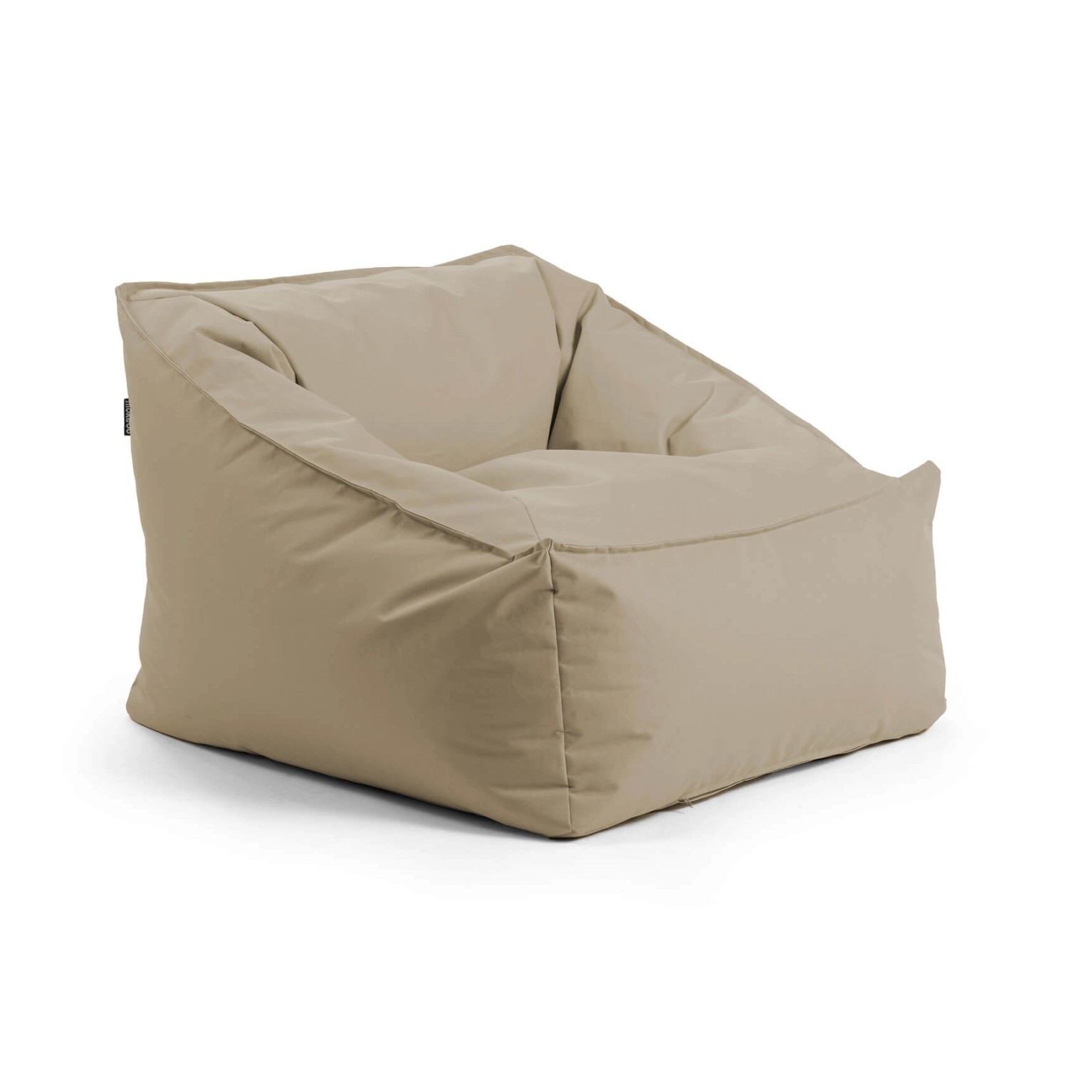 mokebo Gartensessel Der Sunnyboy Bean Bag mit Füllung oder Outdoor Sitzsack in Khaki