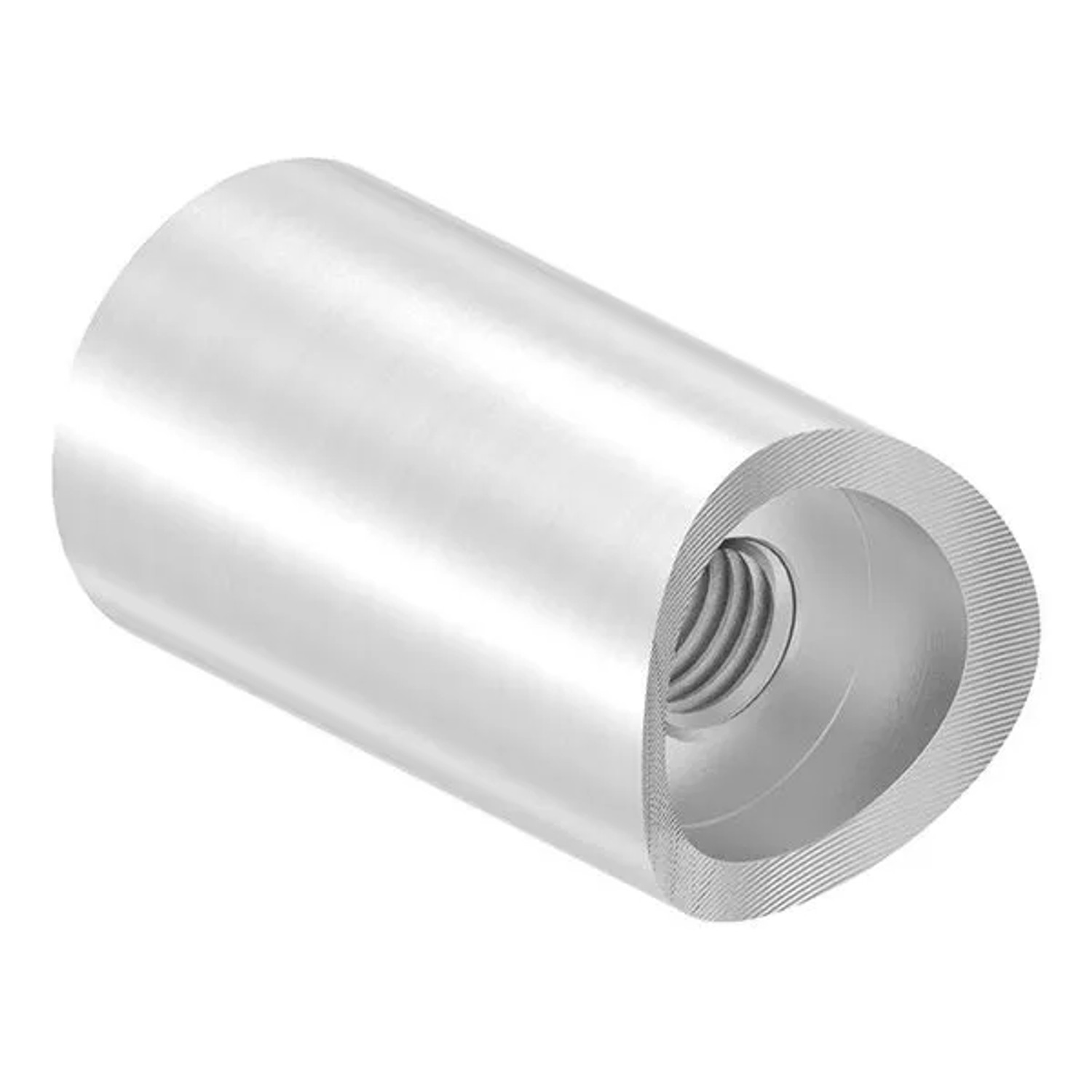 FeNau Wandhalter Edelstahl V2A Für Rohr Ø 42,4 mm L 40 mm M10 Gewinde