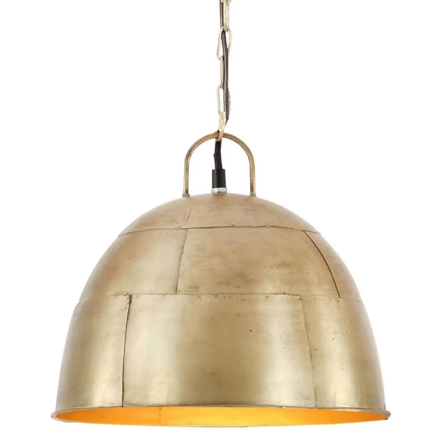 vidaXL Hängelampe Vintage Industriestil 25 W Messing Rund 31 cm E27 320547