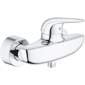 Grohe Eurostyle Einhand-Brausebatterie mit Metallhebel, Chrom-Finish. Duscharmatur für die Wandmontage.