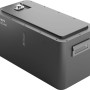 Schwarzes Hepa Solar Powercube 2.200 W Erweiterungsmodul für Balkonkraftwerke.