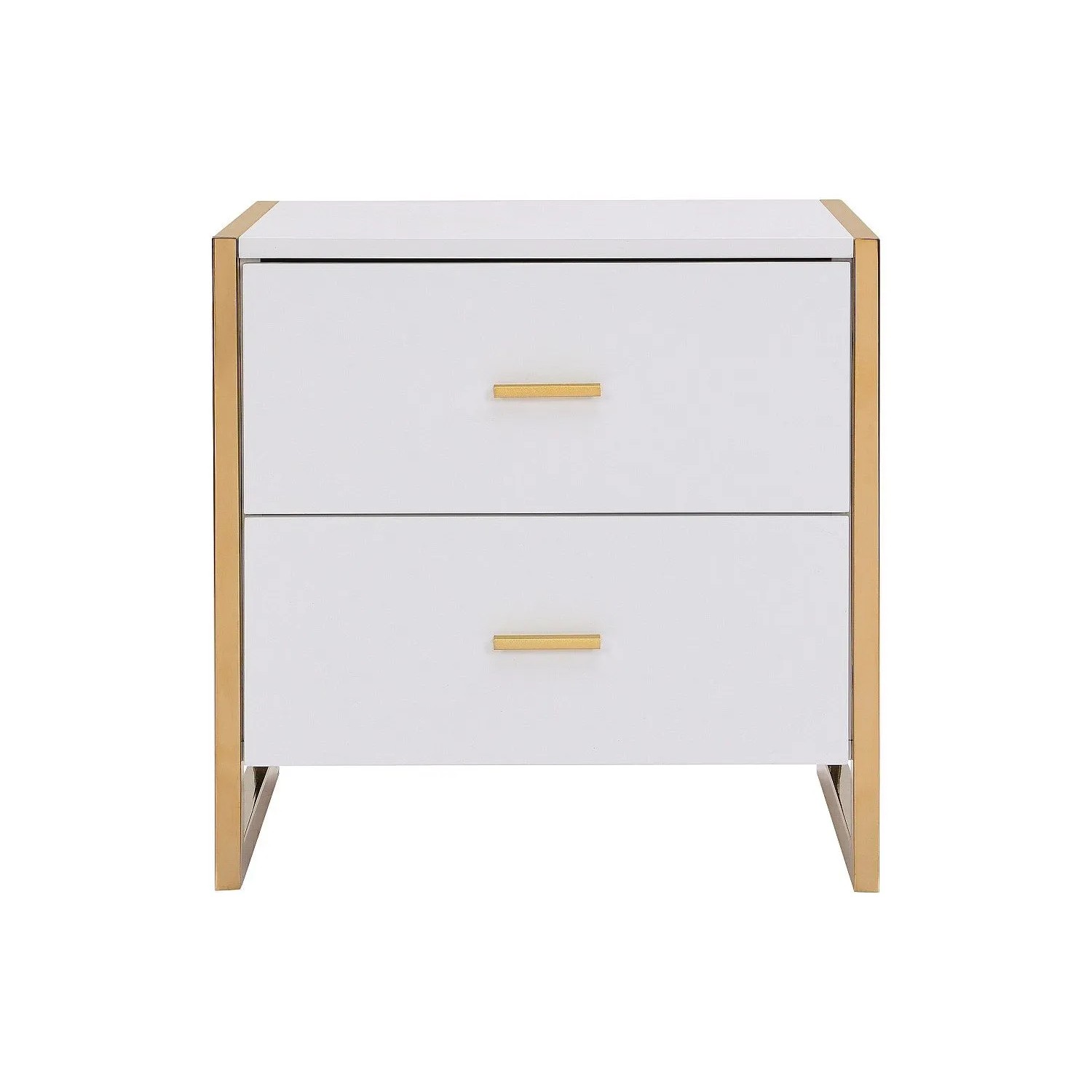 Vente-unique Nachttisch Ombrelia Weiß 50 cm