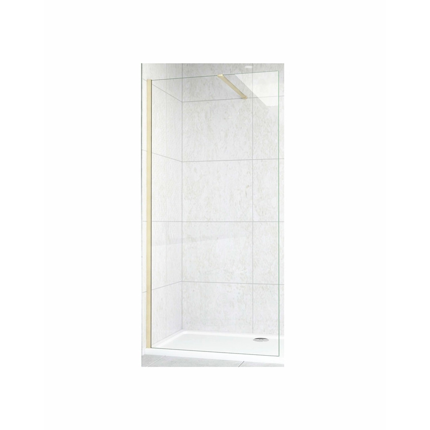 Duschparadies 200cm Wandprofil mit Stabilisierungsstange Stabilisator 90cm günstig online kaufen