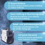 STAHLWERK AC DC WIG 200 ST Digital Schweißgerät. Kompakt, robust, staub- & spritzwassergeschützt mit Digitalanzeige.