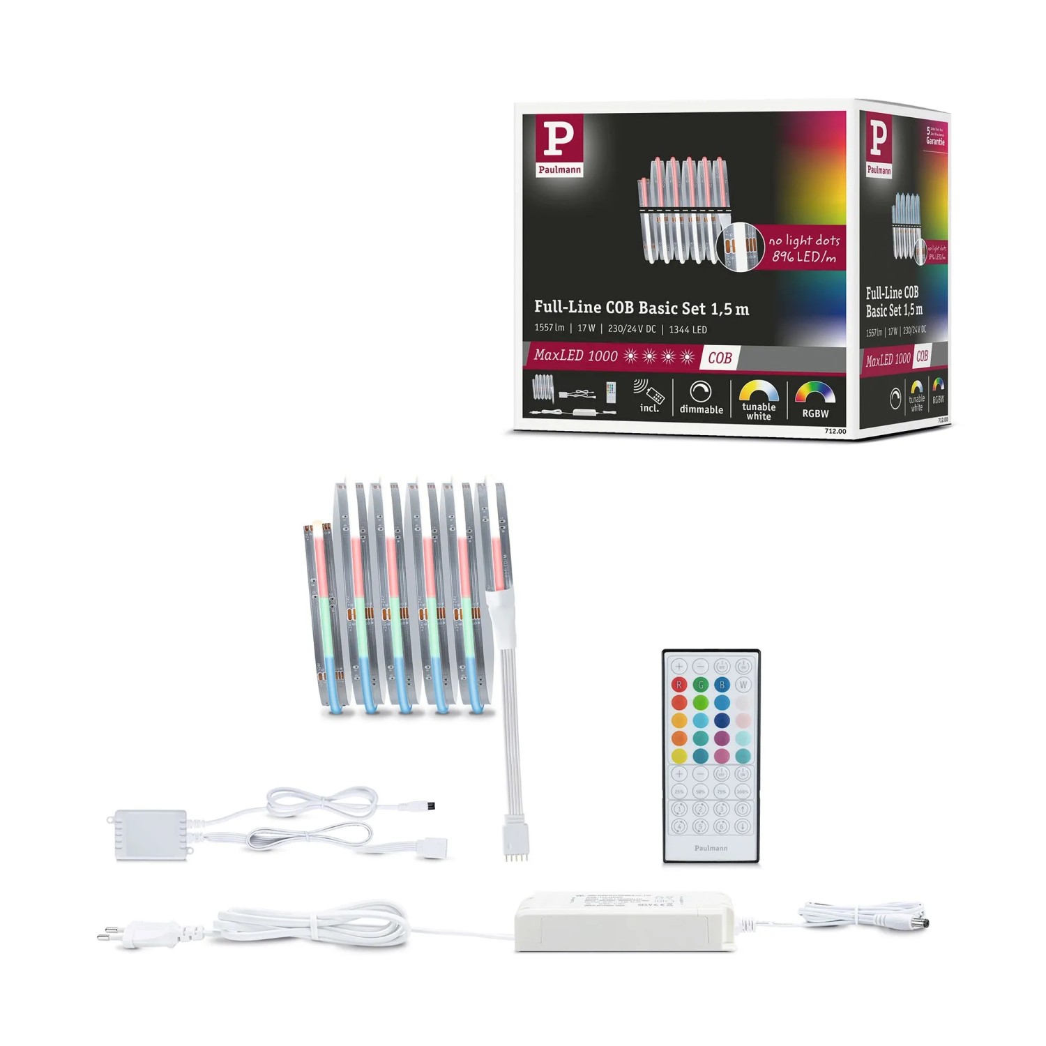 Paulmann LED-Strip MaxLED 1000 1,5 m RGBW Silber
