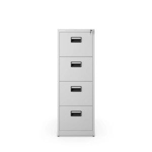 Jan Nowak Aktenschrank mit 4 Schubladen SARA V4 132 x 46 x 62 cm Grau