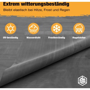 Dachprotect EPDM Dachbahn: Wetterfeste Bitumenbedachung, UV- und Hagelschutz.