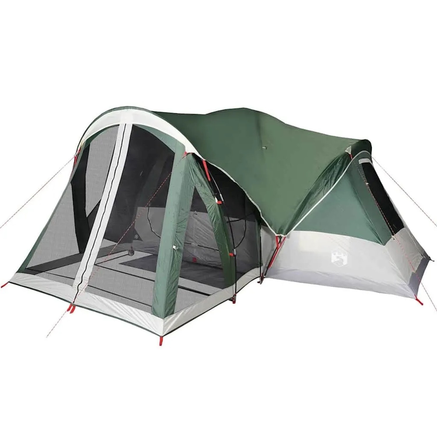 vidaXL Tipi-Familienzelt 8 Personen Grün Wasserdicht 94737