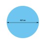 Proregal Pool-Abdeckung HxBxT 0,04x457x457cm Rund 4,57M Blau Stärke: 400 µm Wärmeplane Abdeckplane Solarplane Solarabdeckung_8