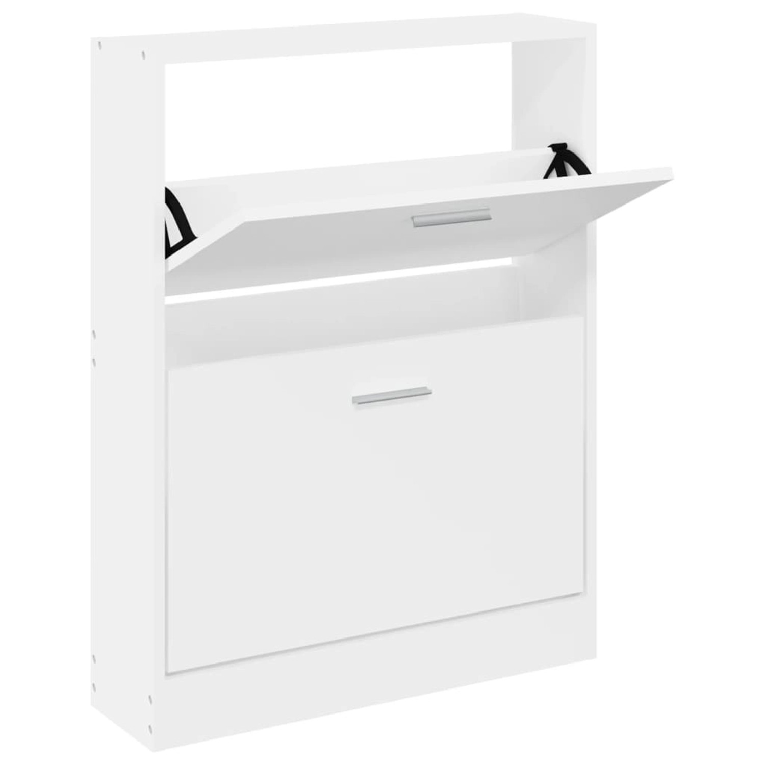 vidaXL Schuhschrank Weiß 59 x 17 x 81 cm Holzwerkstoff 342534 günstig online kaufen