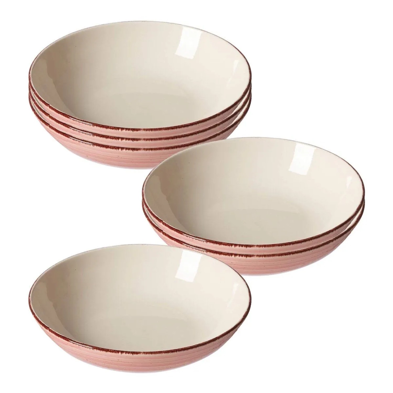 Ritzenhoff & Breker Happy Suppenschale 20,5 cm 6er Set Rot
