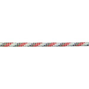 Seilflechter Atlantik-Plus Schot, Ø 8 mm, weiß-rot, Boot-Zubehör.