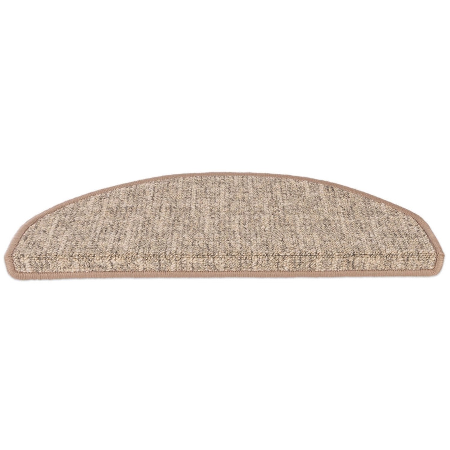 Karat Stufenmatte Alto Selbstklebend Beige Halbrund 23,5 x 65 cm günstig online kaufen