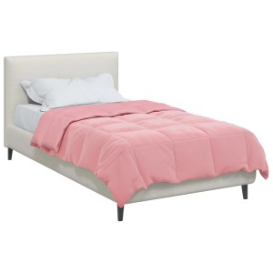 vidaXL Sommerdecke Gepolstert Rosa 140 x 220 cm Mikrofaser 42025947
