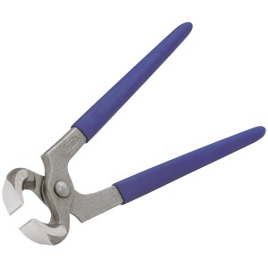 LUX Kantenzange 200 mm Classic mit blauem Griff, Zange aus Werkzeugstahl.