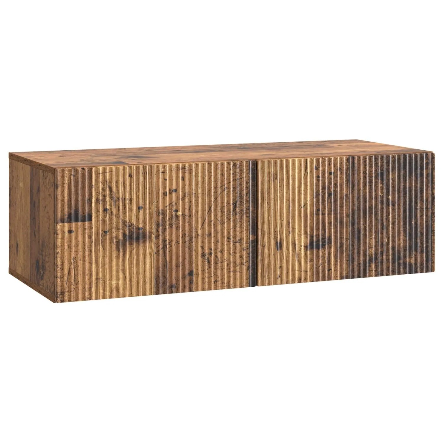vidaXL Wandmontierter TV-Schrank Altholz 98 x 41 x 30 cm Holzwerkstoff 898533