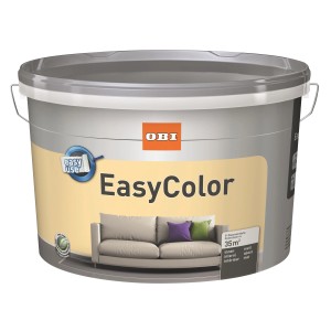 OBI EasyColor Apricot, 5 l Eimer, matte, bunte Wandfarbe für Innen.