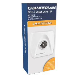 Chamberlain Schlüsselschalter zur Toröffnung ohne Fernbedienung, Aufputzmontage.
