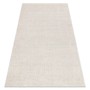 RugsX Teppich Casablanca Loom Creme, 200x400cm. Schlichter, creme-farbener Teppich.