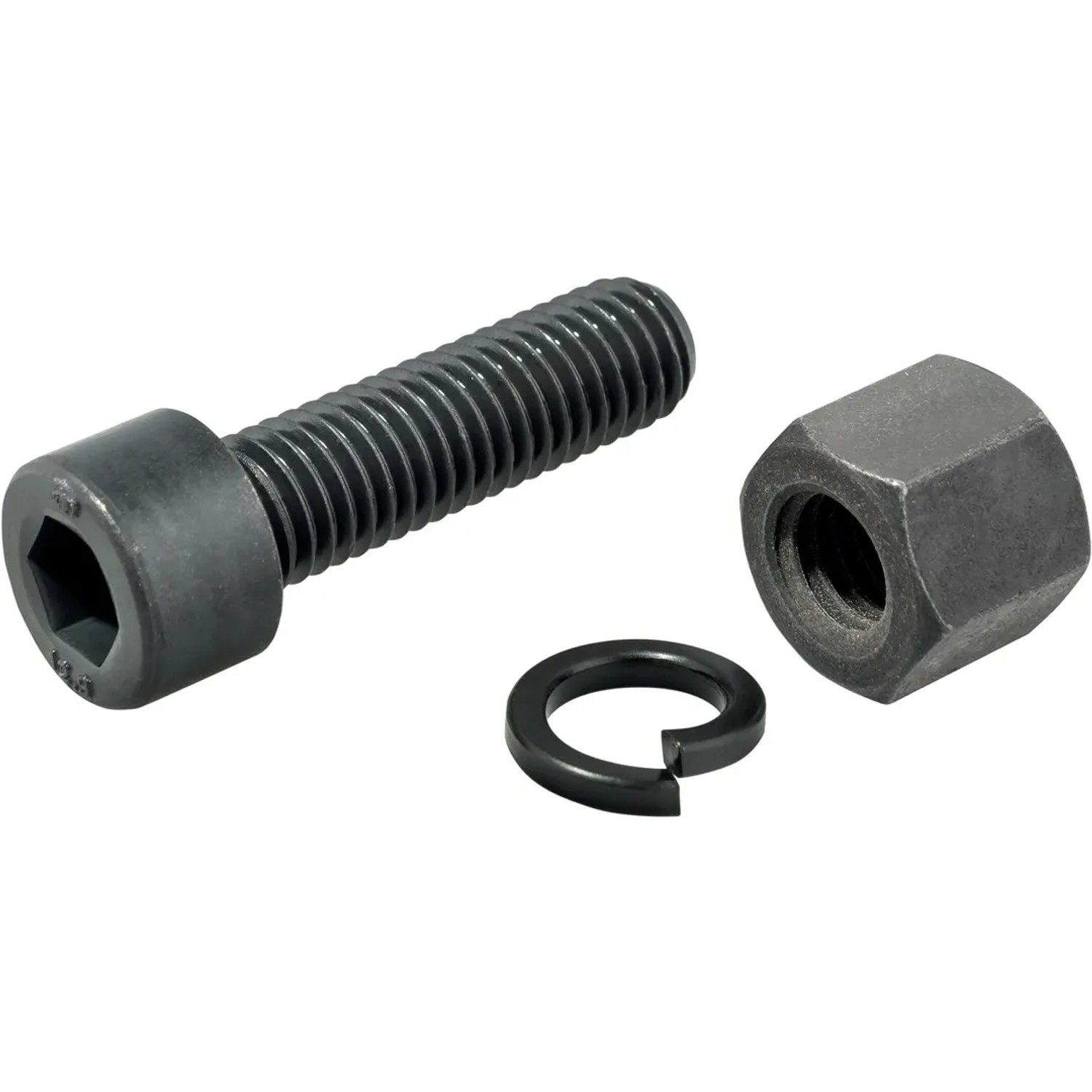 Halder Schraube Mutter und Federring Set für Ø 30 mm Tempergussgehäuse