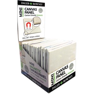 Daler Rowney Simply Malkarton, 6,6x6,6cm, magnetisch, ideal für Öl- und Acrylmalerei.