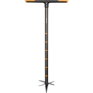 Fiskars QuikDrill L Erdbohrer (200 mm) für Bodenbearbeitung und zum Pflanzen von Bäumen.