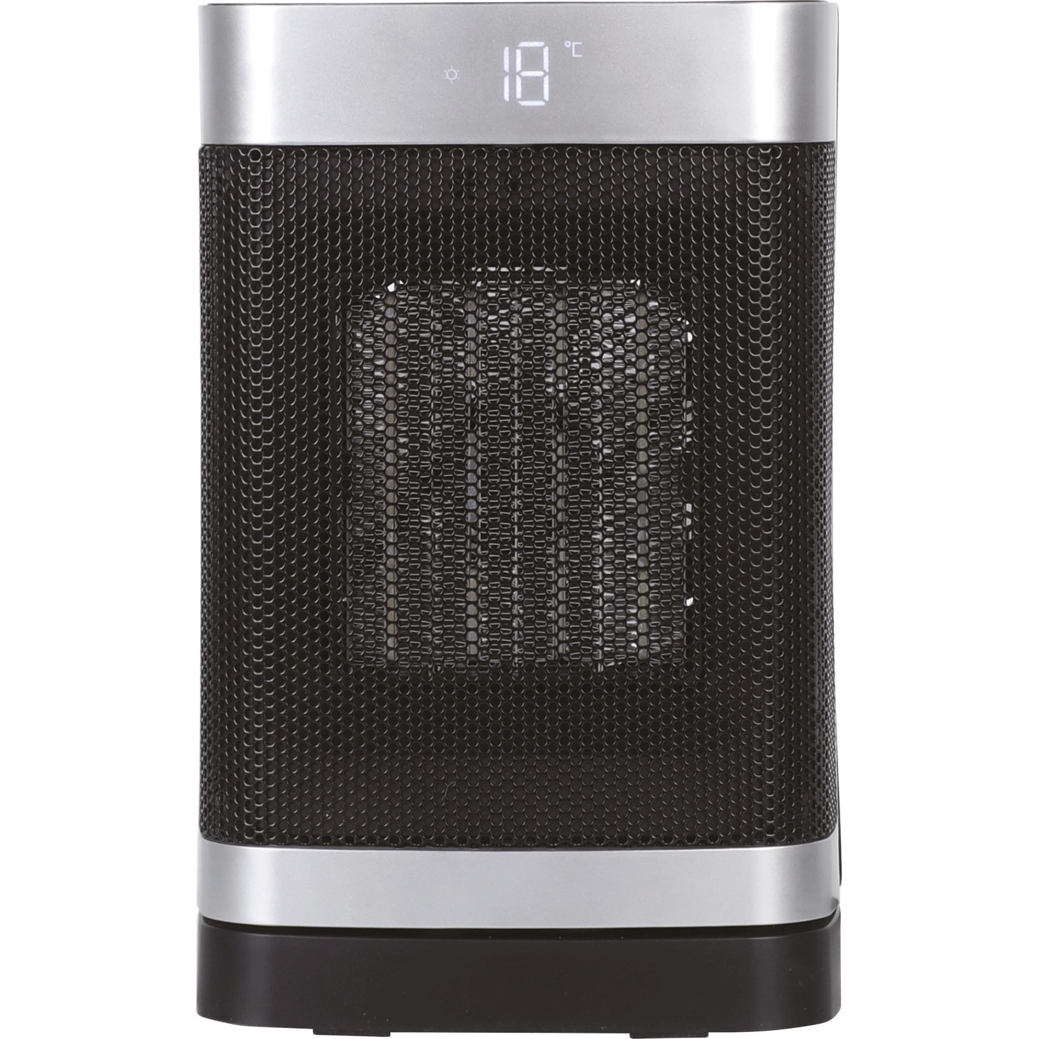 PTC-Heizer Fulby 1.500 W Schwarz-Silber
