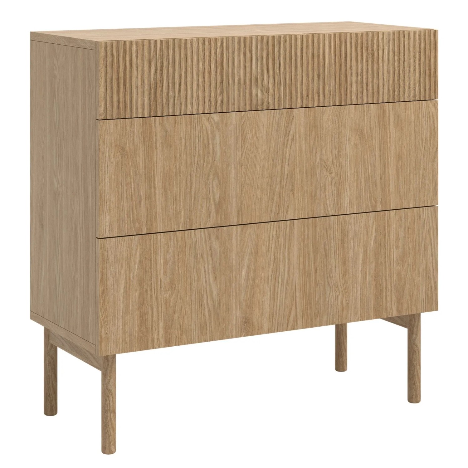 Selsey Kommode Nolie Mit Drei Schubladen 90 cm Geölte Eiche