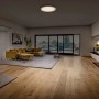 LED-Deckenleuchte Orbis Pederson von Ledvance, weiße runde Lampe im Wohnraum.