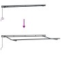 vidaXL Einziehbare Markise Anthrazit 350 x 200 cm 3329658_11