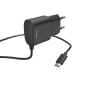 Schwarzes Hama Ladegerät mit USB-C-Anschluss (12W, 1m) für Hausautomation.