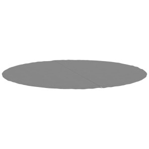 vidaXL Pool-Bodentuch Hellgrau Ø244 cm Polyester Geotextil 94215