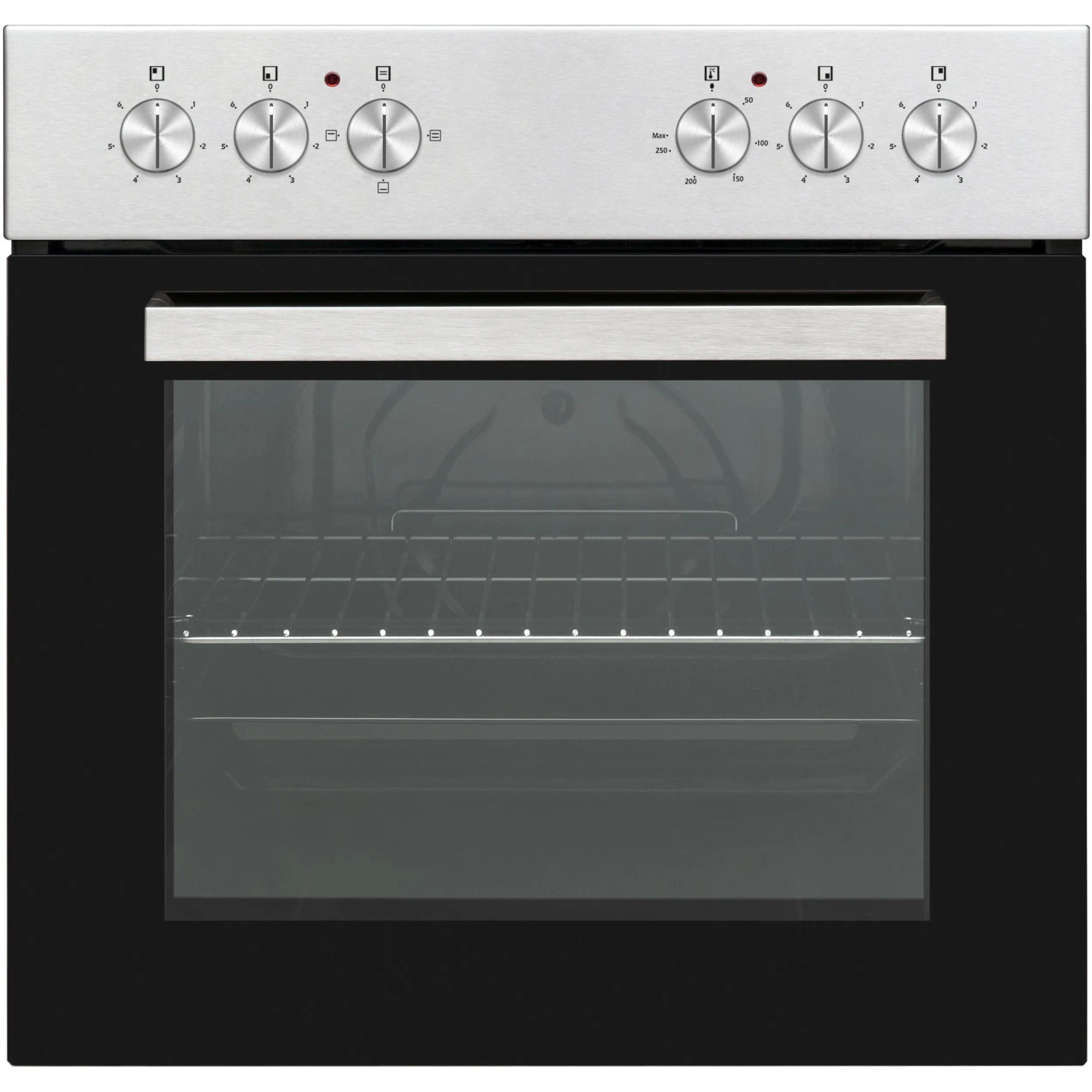 H-Tech Einbauherd WH1100 für Flex-Well Küche Capri, Edelstahlblende, Energieklasse A.