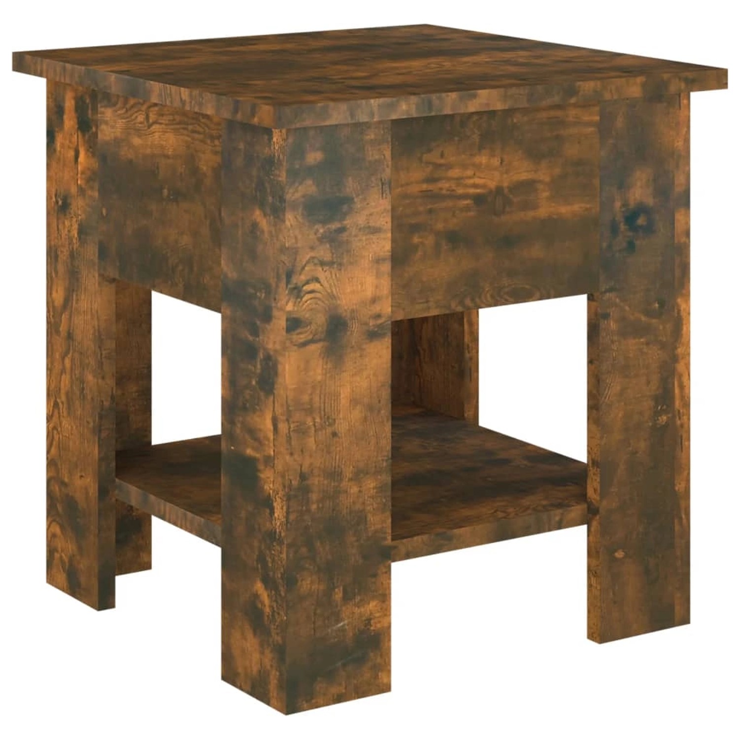vidaXL Couchtisch Räuchereiche 40x40x42 cm Holzwerkstoff 813080