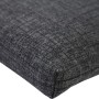 Detailaufnahme: Anthrazitfarbene Sesselauflage Comfort von Siena Garden, Kissen für Gartenmöbel.