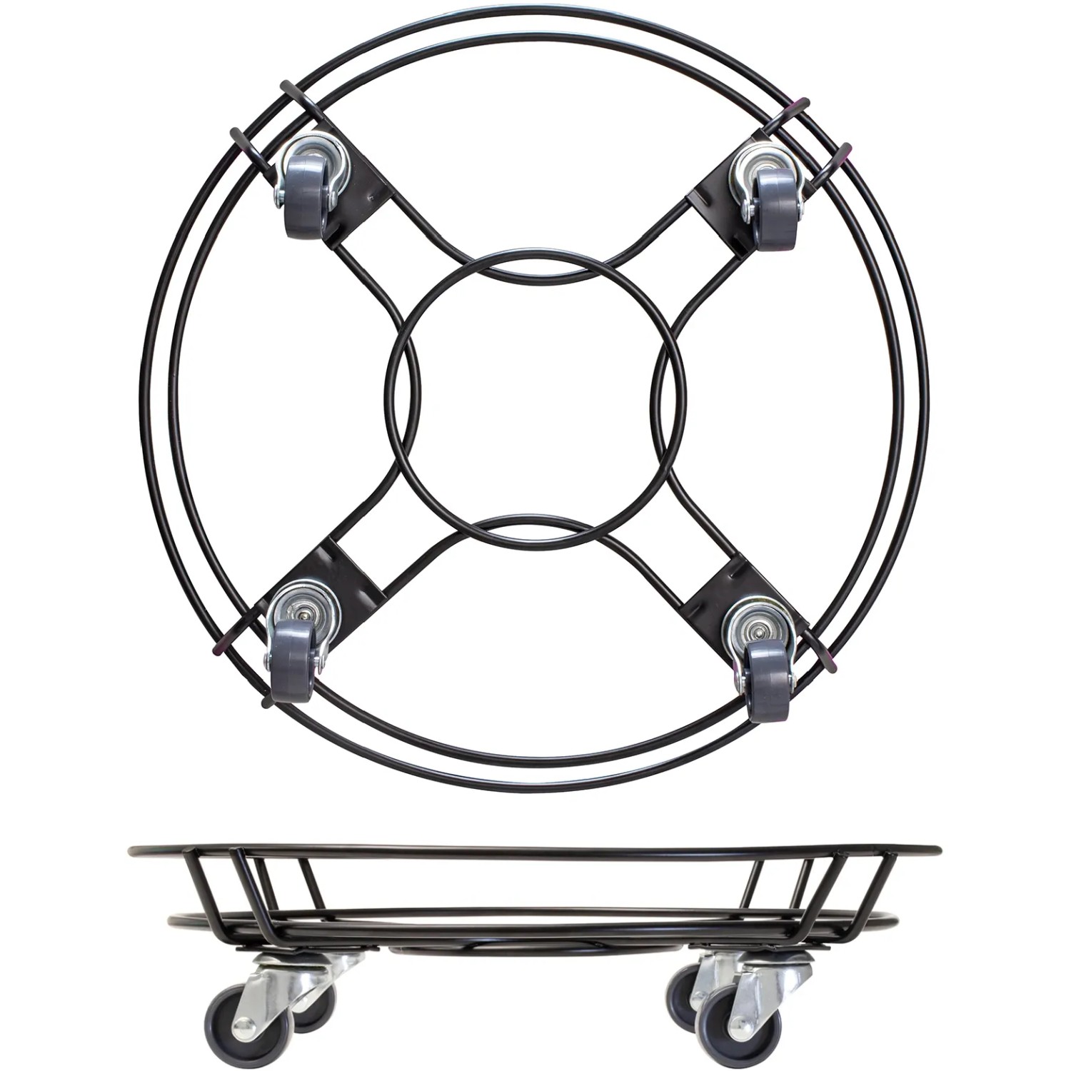 Wagner Multi Roller GH 0934, Stahl, Ø 380 mm, Tragkraft 100 kg, mit 4 Lenkrollen.