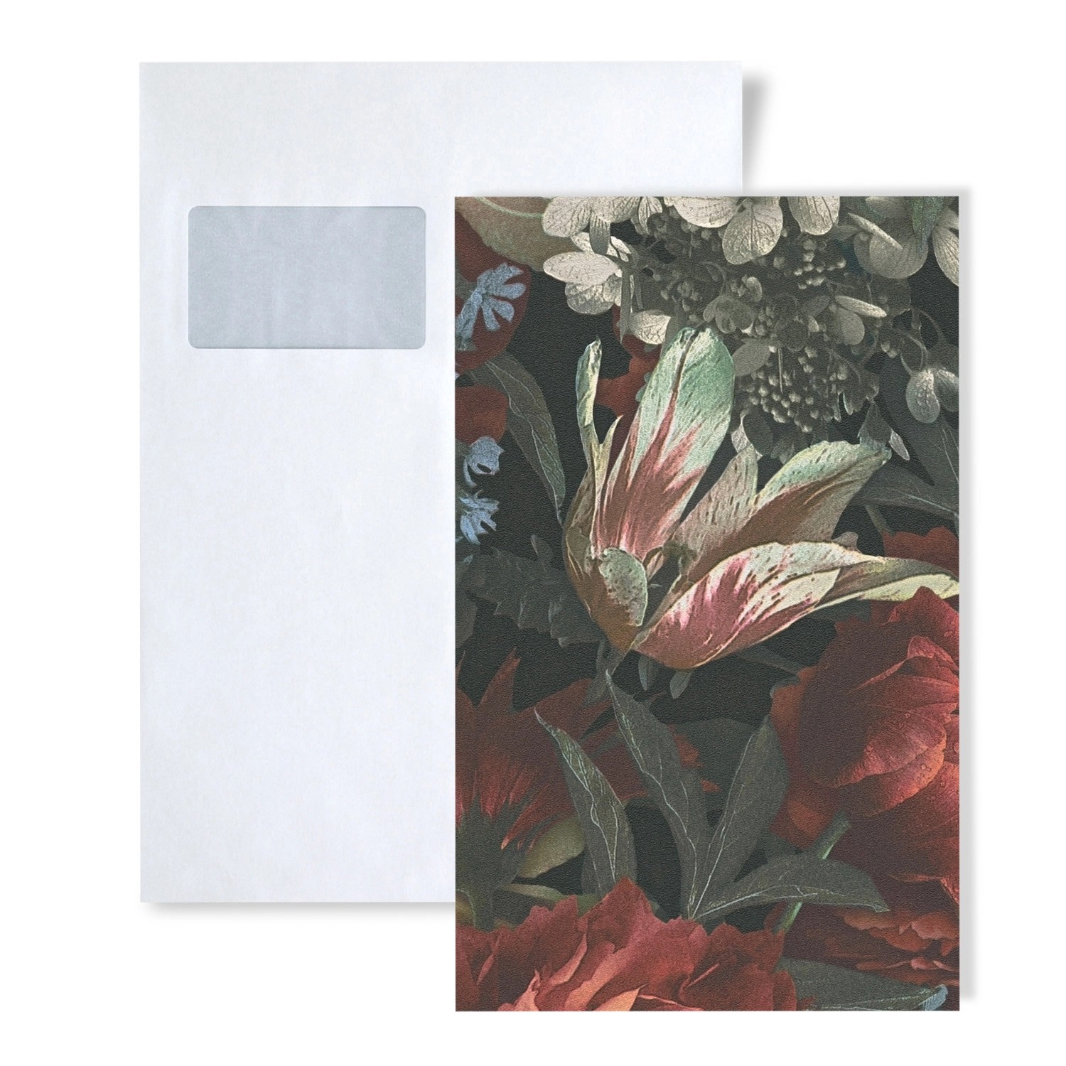 PROFHOME 1 MUSTERSTÜCK S-385091-GU DIN A4 MUSTER der Floral Tapete günstig online kaufen