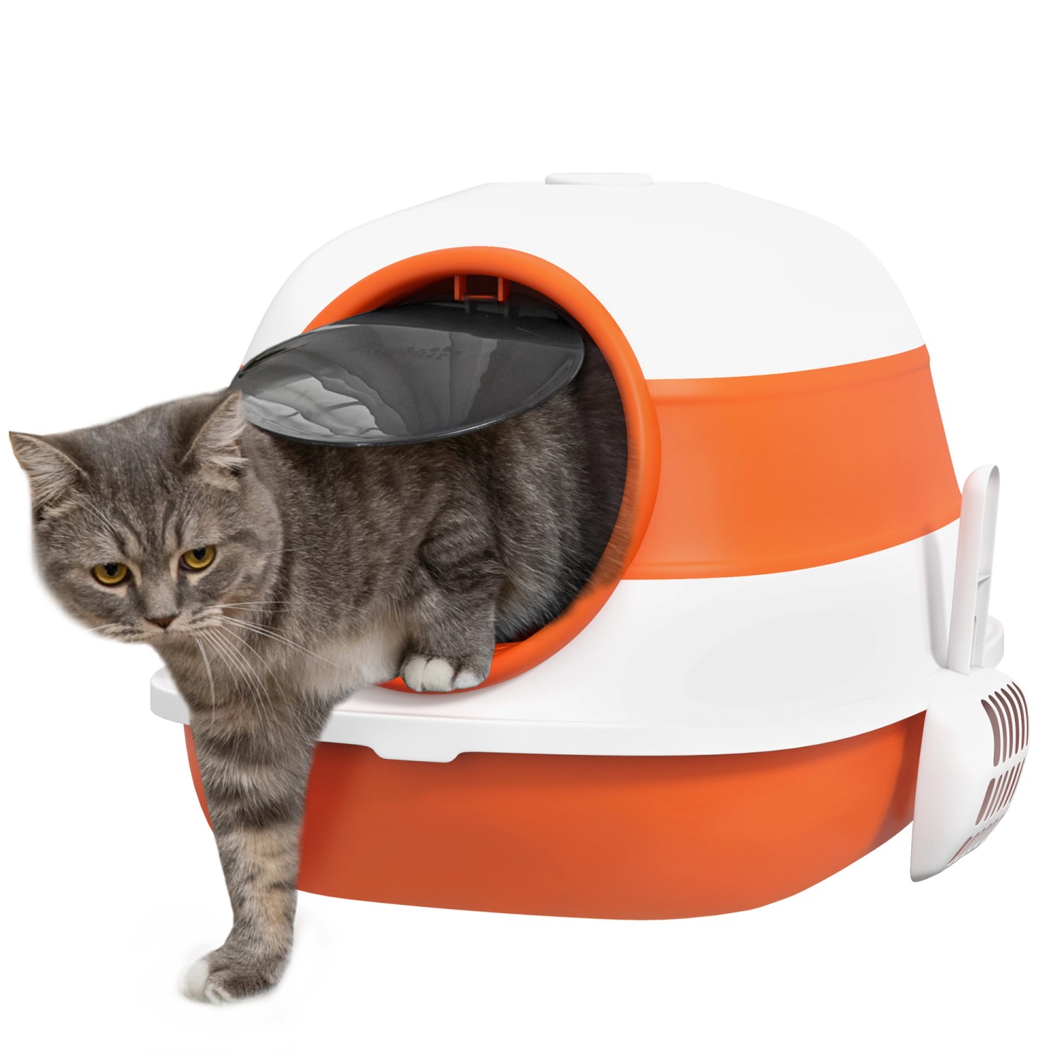 PawHut Katzentoilette mit Deckel und Streuschaufel günstig online kaufen