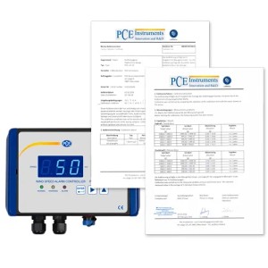 PCE Instruments Windwarngerät DRW 2 mit Anemometer WSAC 50, zur Windmessung und Alarmierung.