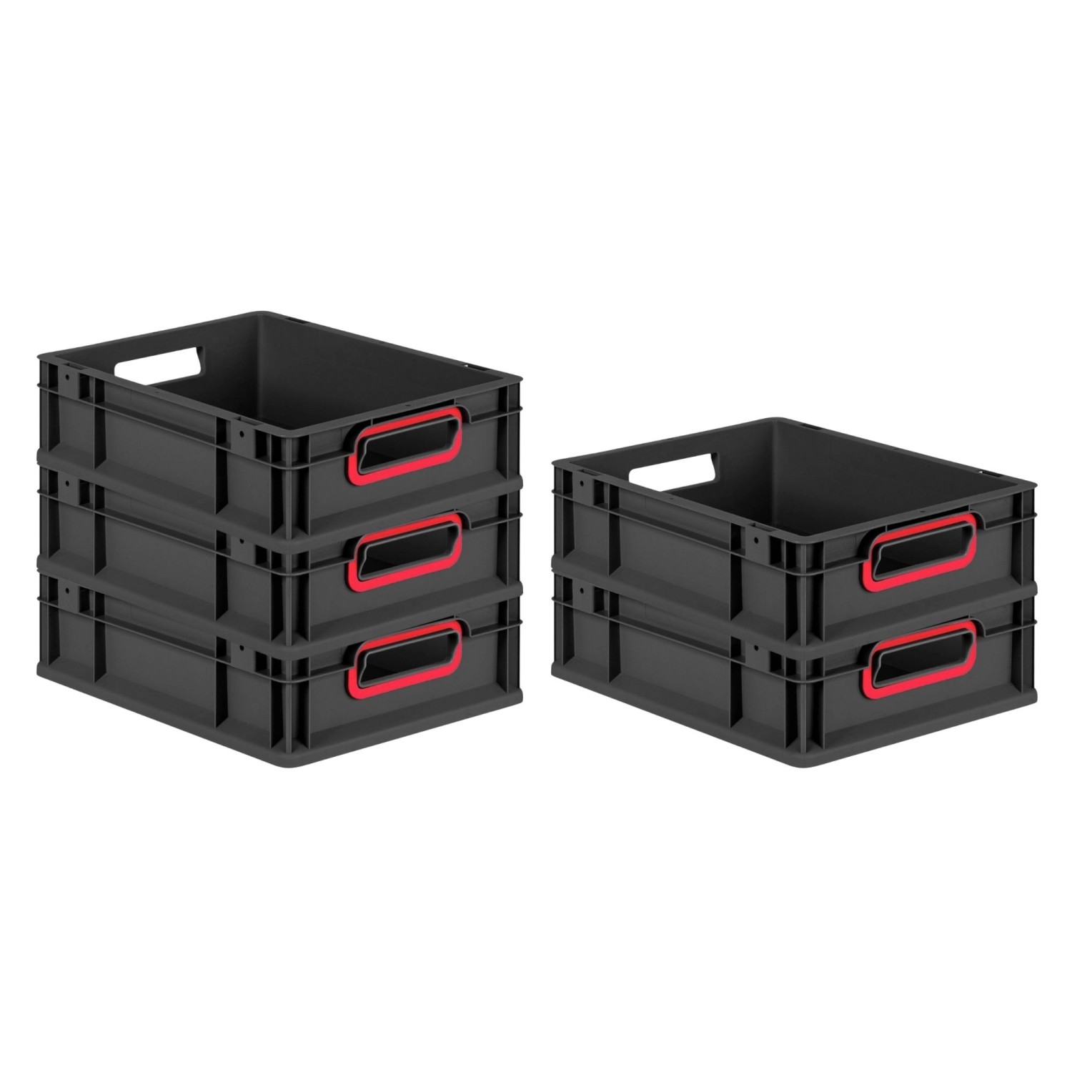 PROREGAL SparSet 5x Eurobox Nextgen Color HxBxT 12x30x40cm 11 Liter Griffe günstig online kaufen