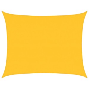 vidaXL Sonnensegel 160 g/m² Rechteckig Gelb 6x7 m HDPE 311579