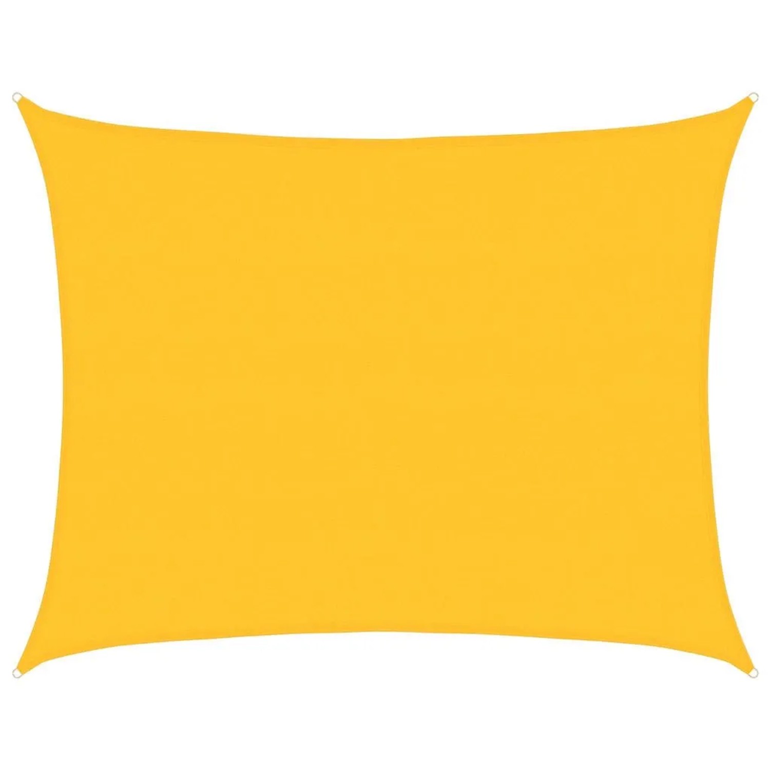vidaXL Sonnensegel 160 g/m² Rechteckig Gelb 6x7 m HDPE 311579