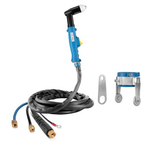 STAHLWERK WSD 200 wassergekühlter Plasmaschneidbrenner mit Schlauchpaket und Zubehör.