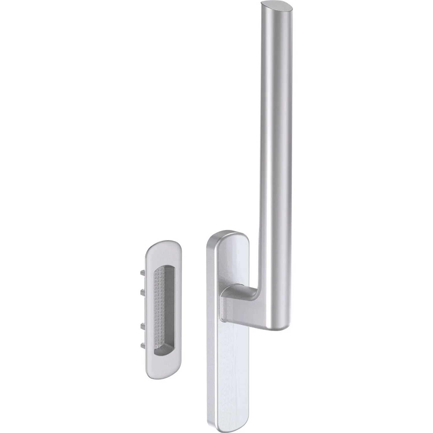 Maco Hs Griffgarnitur 12 Innen Türstärke 79-86mm Alu Silber Eloxiert