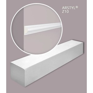 NOEL & MARQUET ARSTYL Z10-Box: 50 weiße Stuckleisten (100 m) für Wand und Decke.