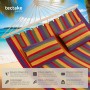 Tectake Hängematte Eden Mit Spreitzstäben  Für 2 Personen Strapazierfähiger Stoff  325 x 150 x 2 50 cm Bunt Gestreift_2