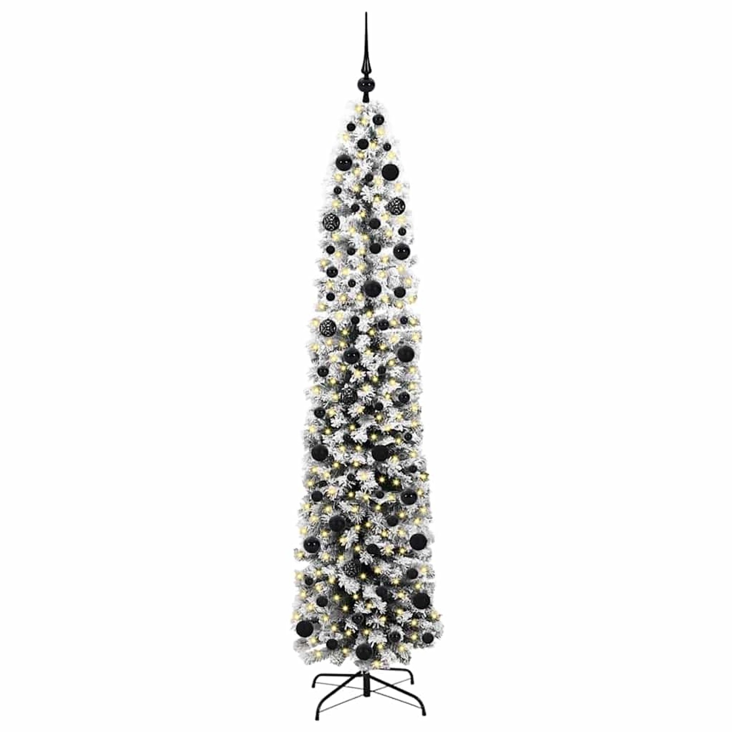 vidaXL Künstlicher Weihnachtsbaum mit 300 LEDs mit Ständer Grün 210 cm 3395032