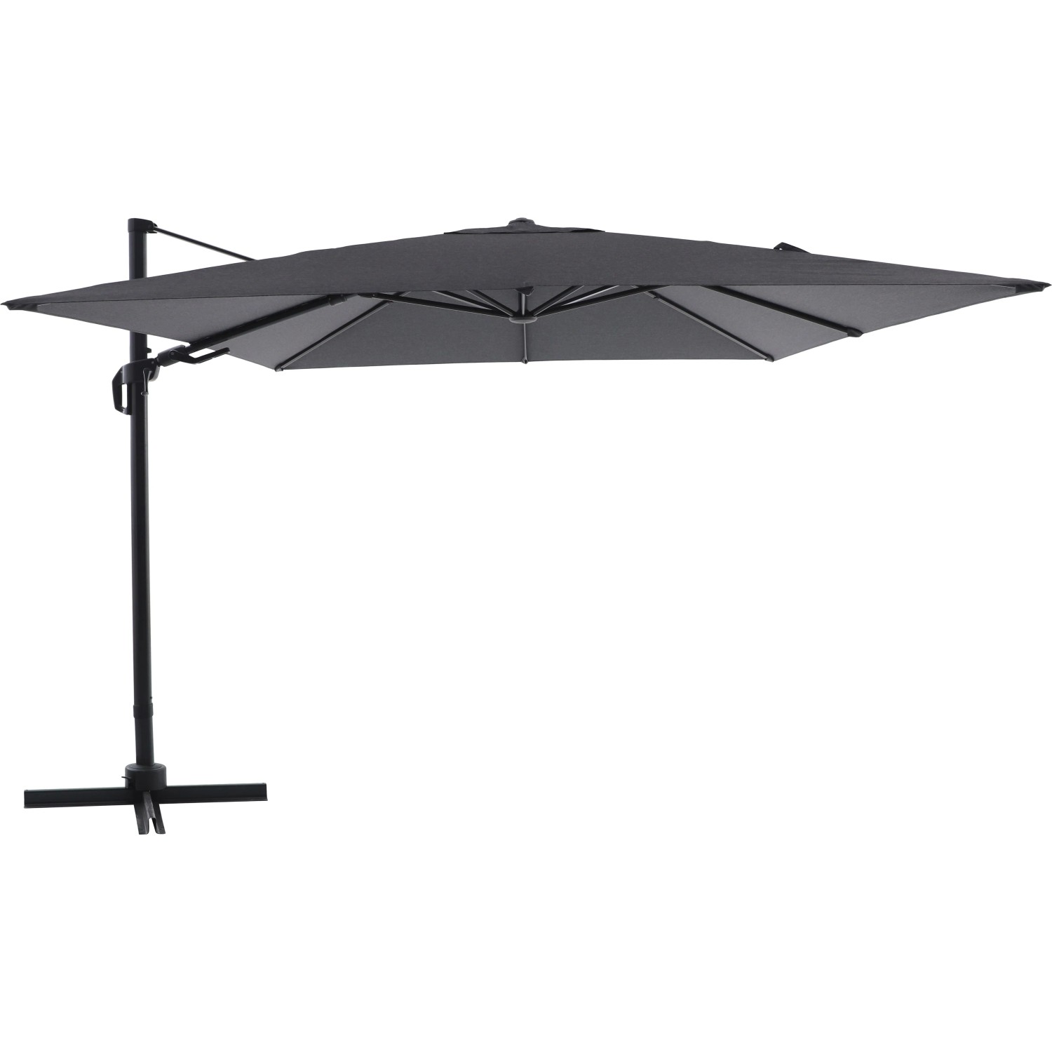 Ampelschirm Bonbeach 299 cm Anthrazit mit Dreh- & Neigungsfunktion