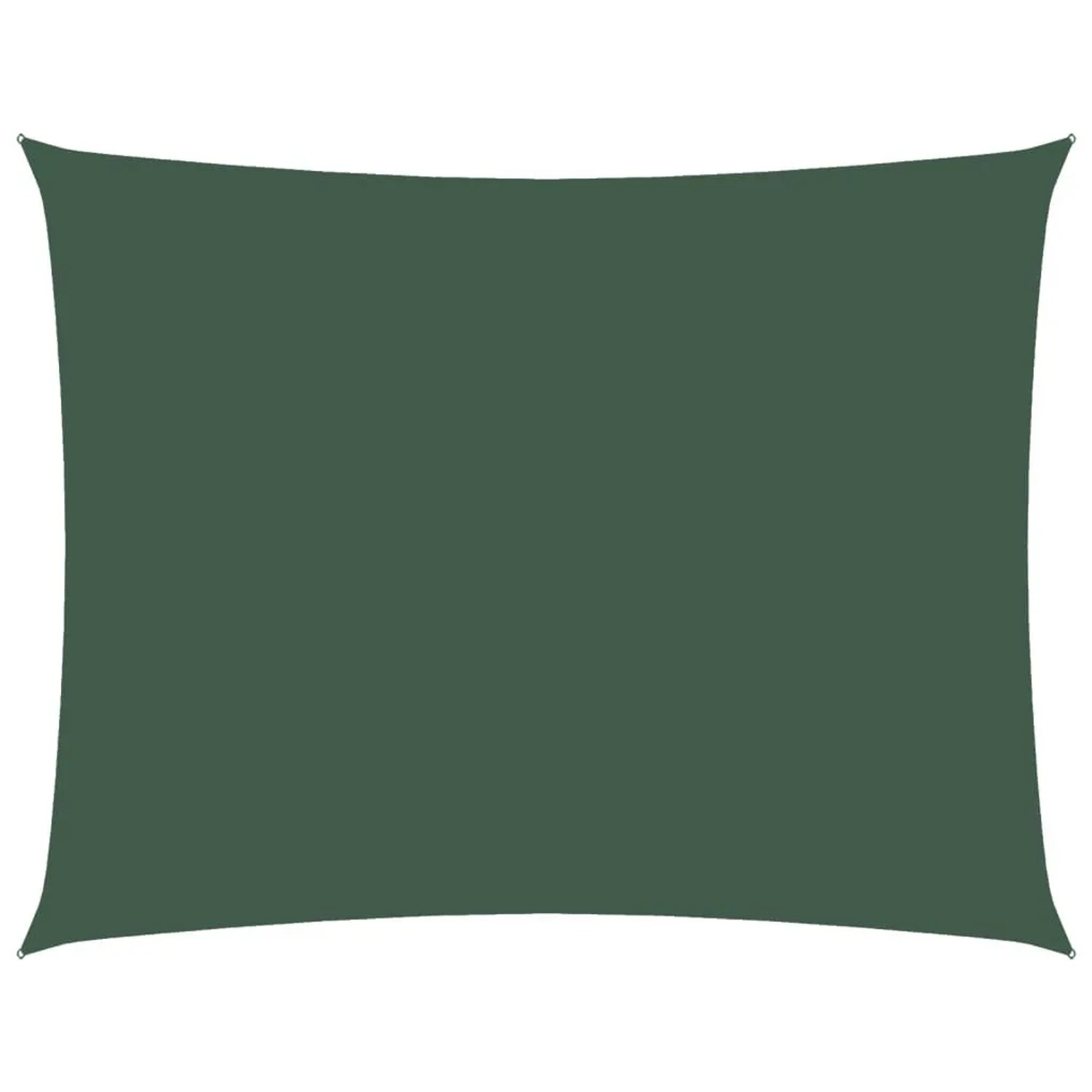 Furnicato Sonnensegel Oxford-gewebe Rechteckig 25x35 M Dunkelgrün