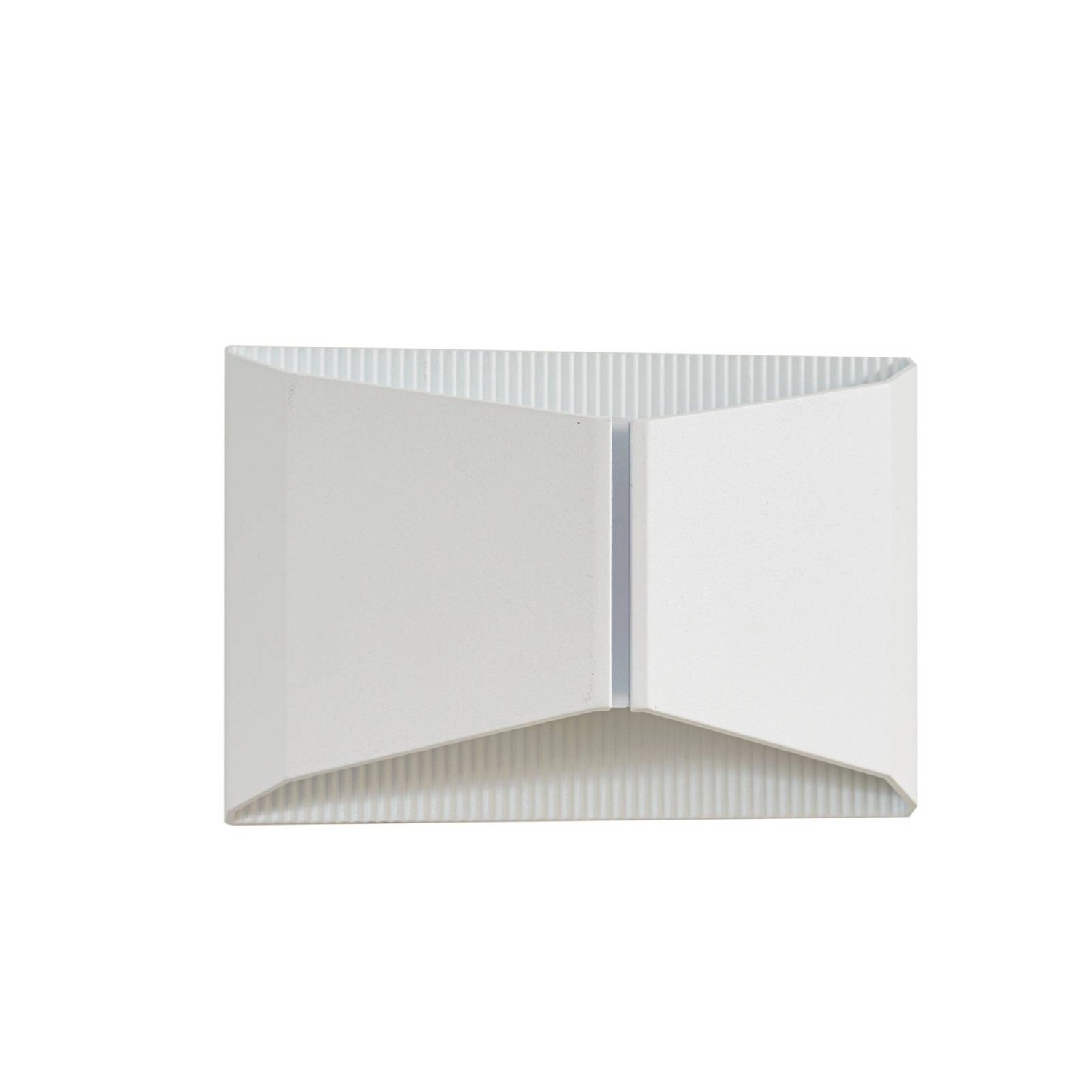 Lindby LED Wandleuchte Außen Anlira 10043578 Modern in Weiß aus Metall 1-flammig